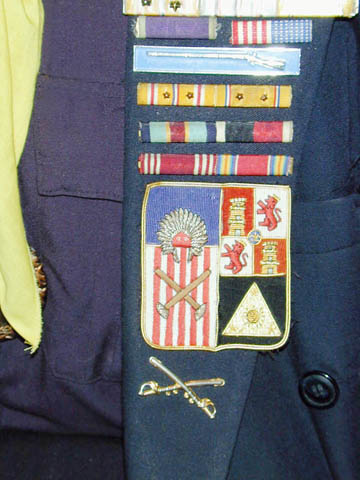 medals on shirt